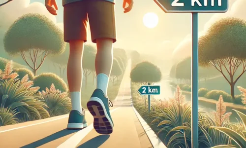 Hur lång tid tar det att gå 2 km